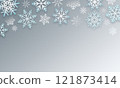 Snowflake background gray 121873414