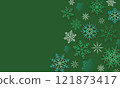 Snowflake background green 121873417