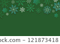 Snowflake background green 121873418