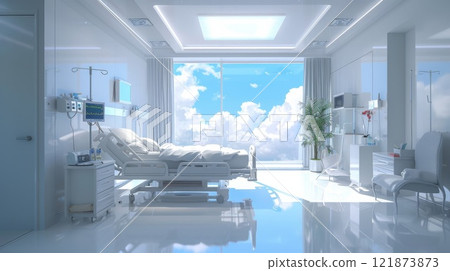 A beautiful private hospital room A beautiful private hospital room 121873873