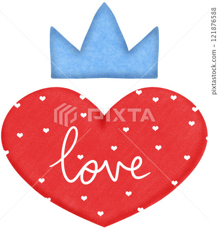 love card with hearts 121876588