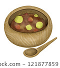 用木製餐具燉牛肉 121877859