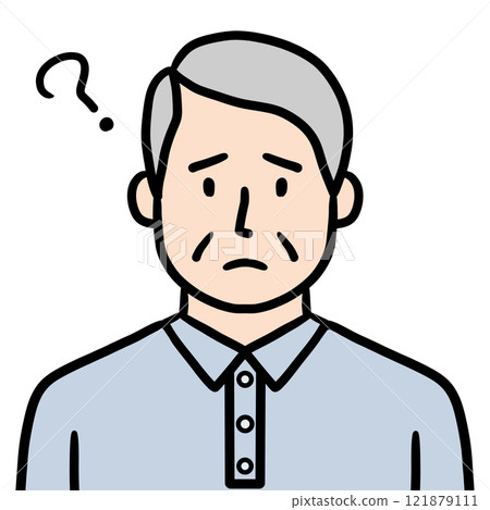 Senior man (troubled, mark 3) 121879111