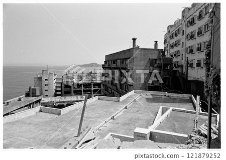 長崎縣羽島（軍艦島） 121879252