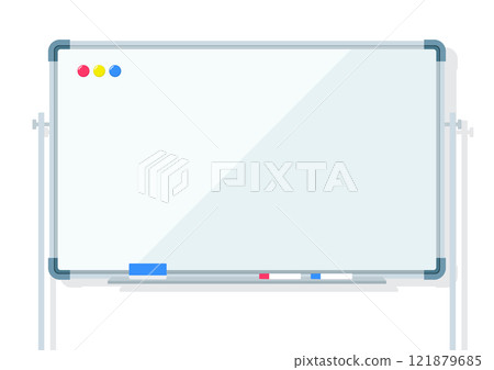 Whiteboard illustration background material 121879685