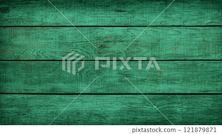 綠色天然木紋背景 121879871