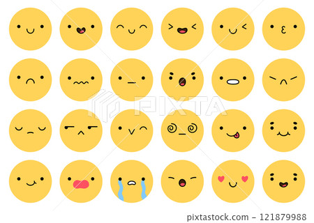 A big emoji set 121879988