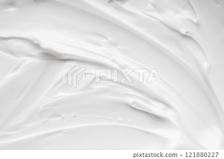 White lotion beauty skincare cream texture cosmetic product background White lotion beauty skincare cream texture cosmetic product background 121880227