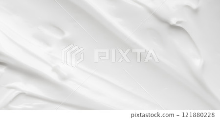 White lotion beauty skincare cream texture cosmetic product background White lotion beauty skincare cream texture cosmetic product background 121880228