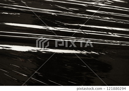 transparent plastic film wrap overlay texture background transparent plastic film wrap overlay texture background 121880294
