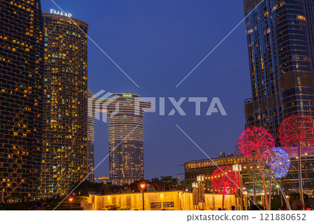 Skyline evening reflections Skyline evening reflections 121880652