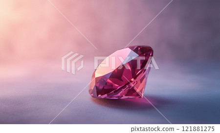 明亮的紅寶石特寫 121881275