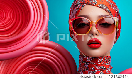 Retro Glamour 121882414