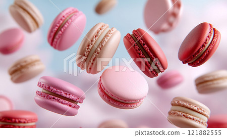 Floating Macarons 121882555