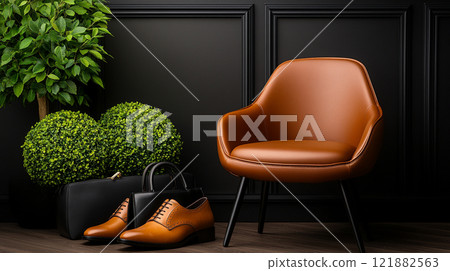 Elegant Office Corner Elegant Office Corner 121882563