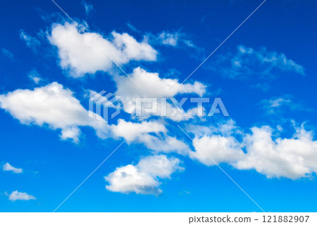 Clouds floating in the blue sky Clouds floating in the blue sky 121882907