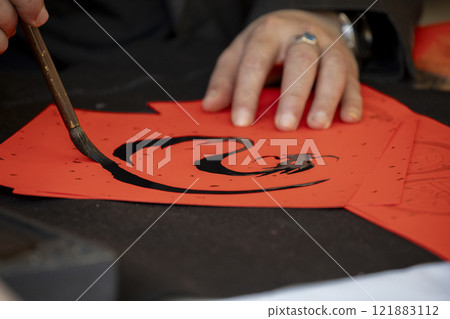 過年，書法家，手寫春聯，書法，書法，過年：過年，書法家，手寫春聯，書法，過年 121883112