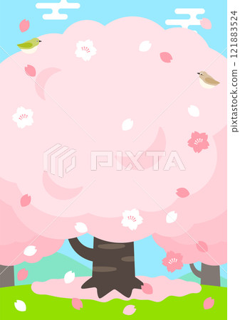季節性插圖框架背景資料 季節性插圖框架背景資料 121883524