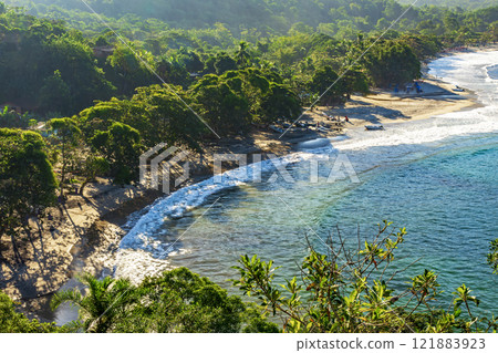Castelhanos Beach seen from above 121883923