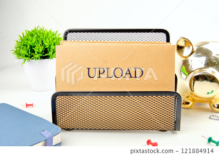 Organizational tools for efficient workspace management with folder holder and decorative elements Organizational tools for efficient workspace management with folder holder and decorative elements 121884914