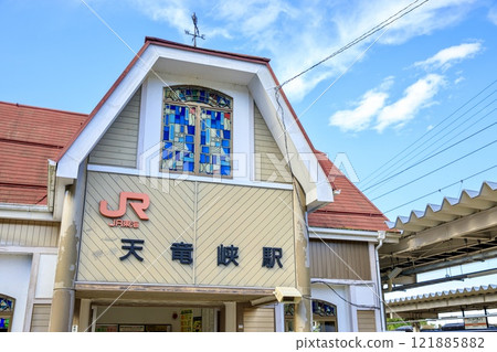 Tenryukyo Station building, Iida City Tenryukyo Station building, Iida City 121885882