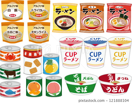 Emergency food set Emergency food set 121888104