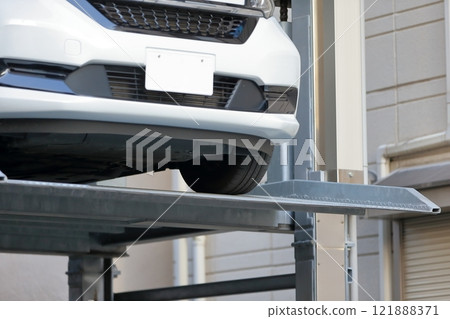 Mechanical parking lot image Mechanical parking lot image 121888371