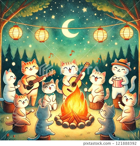 Cats' Campfire Cats' Campfire 121888392