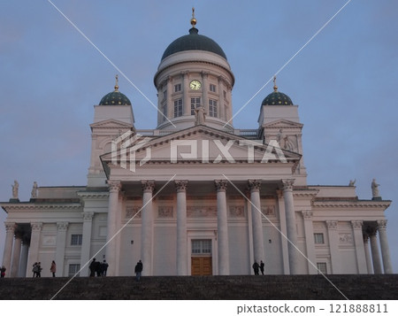 【芬蘭】清晨的赫爾辛基大教堂（赫爾辛基） 121888811