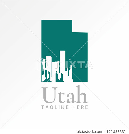 Logo design graphic concept creative premium vector stock image graphic maps Utah stone canyon arch arizona to ancient indian national desert landmark Logo design graphic concept creative premium vector stock image graphic maps Utah stone canyon arch arizona to ancient indian national desert landmark 121888881