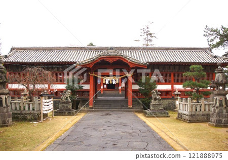 Kanaya Shrine, Hagi Townscape Kanaya Shrine, Hagi Townscape 121888975