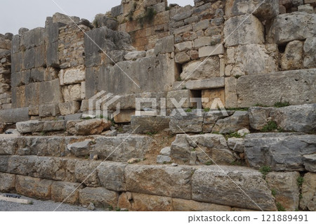 The ruins of Ephesus near Izmir, Turkey 121889491