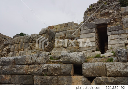 The ruins of Ephesus near Izmir, Turkey 121889492
