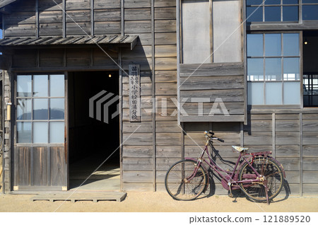 Shodoshima Twenty-Four Eyes Movie Murataura Branch School Entrance and Bicycle-2 Shodoshima Twenty-Four Eyes Movie Murataura Branch School Entrance and Bicycle-2 121889520