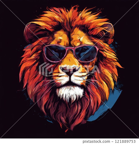 the AI Image Generator, Cute Cartoon Rhinoceros Character 121889753