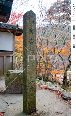 神戶市有馬溫泉瑞鳳寺公園的深秋紅葉 121889937