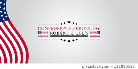 Remembering Robert E Lee Honoring His Birthday with Remembrance 121890586