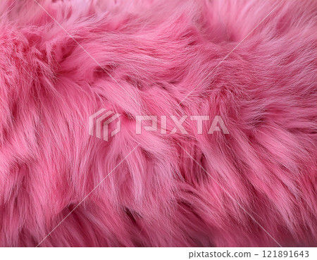 Pink Fur Texture Close-Up Pink Fur Texture Close-Up 121891643