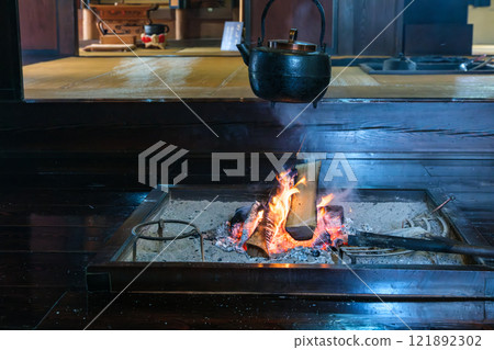 Smoke from the hearth 121892302