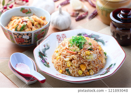 Fried rice with kimchi Fried rice with kimchi 121893048
