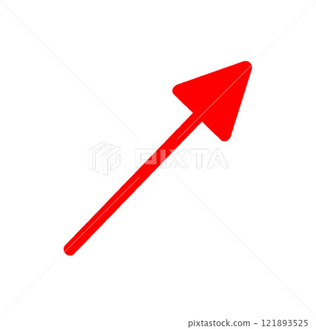 Illustration of an arrow pointing diagonally upwards to the right Illustration of an arrow pointing diagonally upwards to the right 121893525