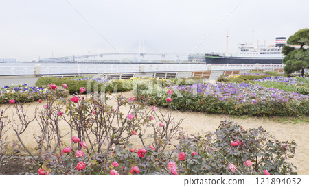 鮮花盛開的山下公園 鮮花盛開的山下公園 121894052