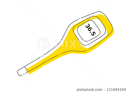 Thermometer illustration Thermometer illustration 121894169