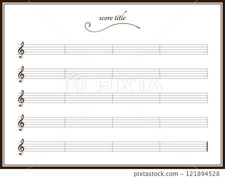 適合單手使用的經典樂譜筆記本 121894528