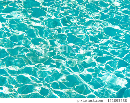 Transparent water surface image Transparent water surface image 121895388