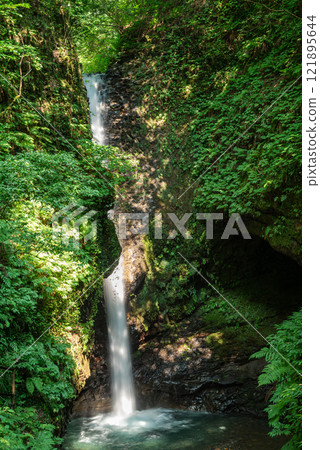 The cool Iwamuro Falls 121895644