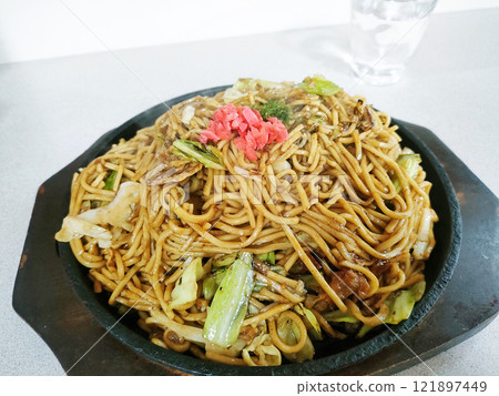 美味的日式炒麵 121897449