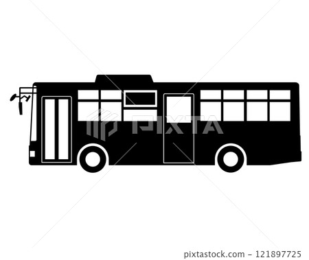 [修訂版] 公車的黑白輪廓 121897725