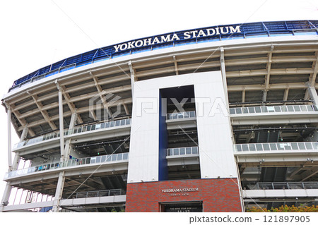 Scenery of Yokohama Stadium, Yokohama City, Kanagawa Prefecture 121897905