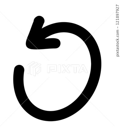 Hand drawn arrow vector icons. Doodle sketch black arrow design for business plan and education. 121897927